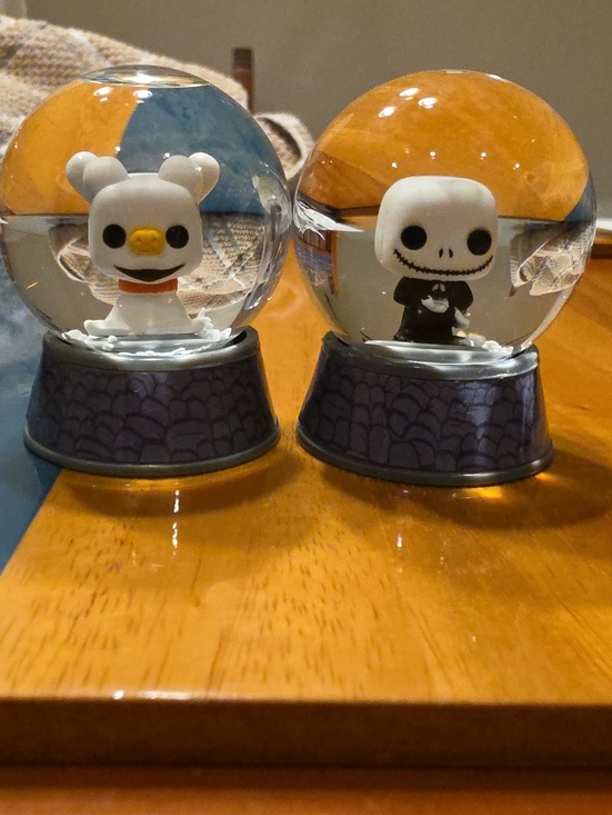 Funko Other - Nightmare Before Christmas Funko Snow Globe Set - White & Black